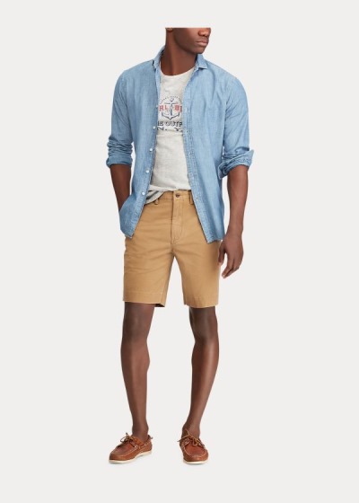 Calções Polo Ralph Lauren Stretch Classic Fit Homem 47589-OASP